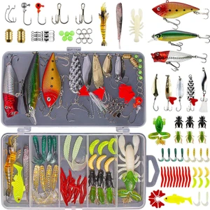 Valkyrie 78 Parça Rapala Jig Sahte Olta Yem ve Aksesuar Seti Tatlı ve Tuzlu Su Uyumlu