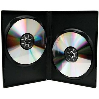 Siyah Çiftli 3 Adet DVD Kutusu 14MM Fiyatı - Taksit Seçenekleri