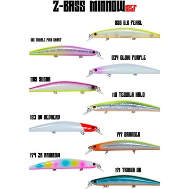 Fujin Z-Bass Minnow 125F 21gr Maket Balık Fiyatı