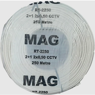 Mag ARGE Cctv Kablo 2+1 (2X0,50MM) 250