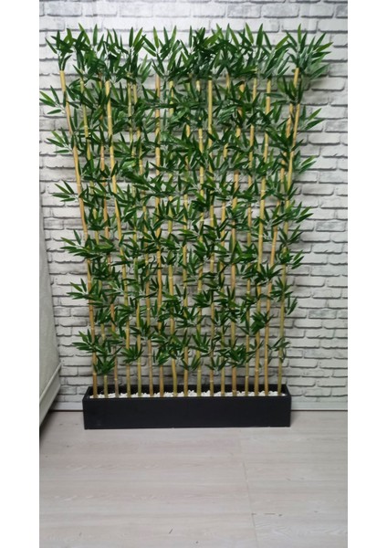 100 cm Mdf Saksıda 200 cm 15 Adet Bambu Speratör