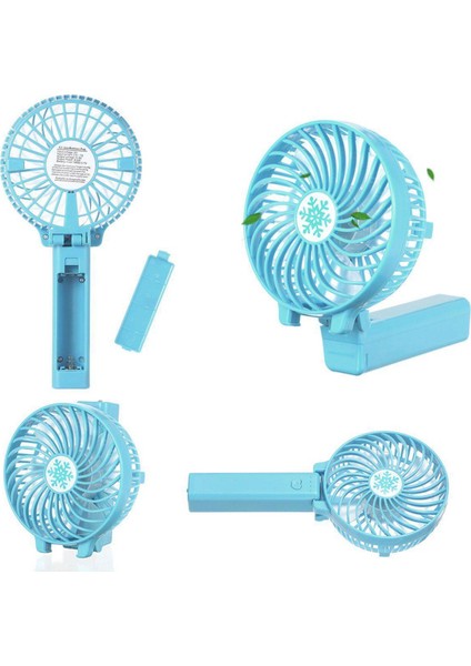 3 Kademeli Şarjlı Mini Fan Masa Üstü Vantilatörü USB Soğutucu Sessiz El Fan Bükülebilir Fan