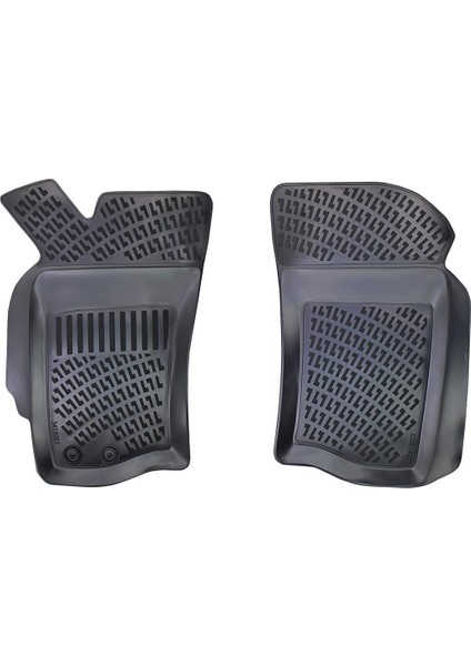 Fiat Palio Panelvan ( 2 Parça ) 1996 Sonrası Rizline 3D Havuzlu Paspas