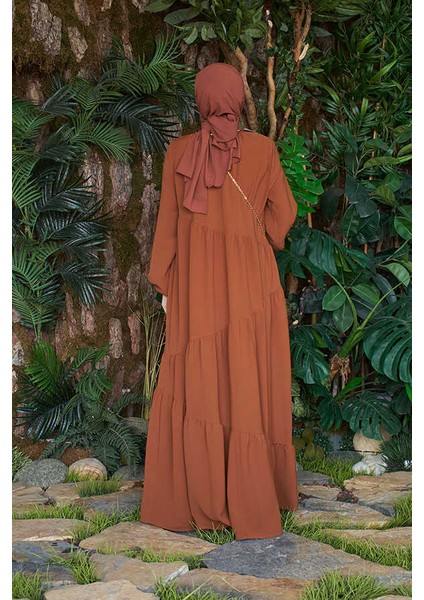 6614-BÜZGÜLÜ Berlin Elbise Tütün fiyatları