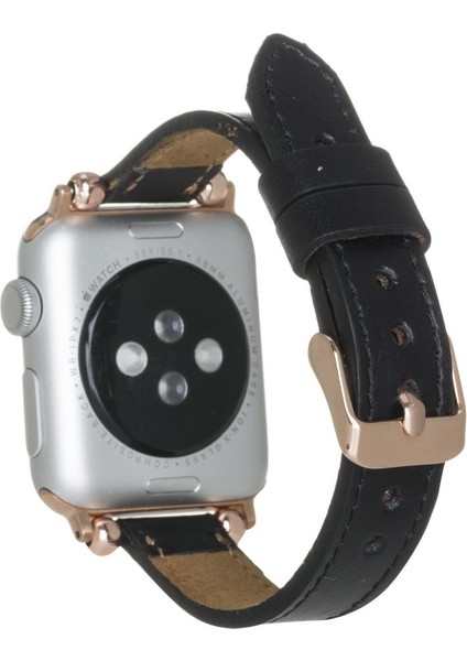 Apple Watch Uyumlu Uyumlu Deri Kordon 38-40-41MM Ferro Rst1 modelleri