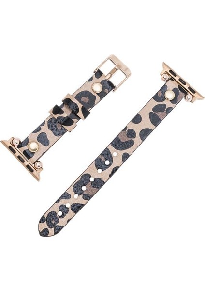 Apple Watch Uyumlu Uyumlu Deri Kordon 38-40-41MM Gt LE02N fırsatları