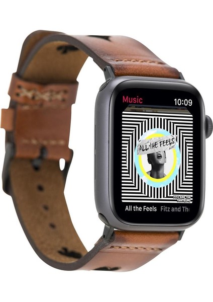 Apple Watch Uyumlu Uyumlu Deri Kordon 42-44-45MM Avesta RST2EF