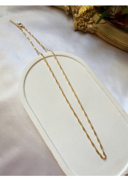 Altın Kaplama Burgu Zincir Kolye fiyatları