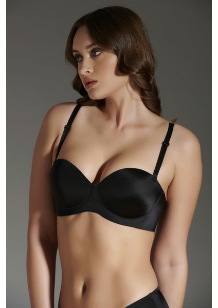 Kadın Straplez Lotus Lazer Kesim Boş Cup Siyah Sütyen 336050 fiyatları