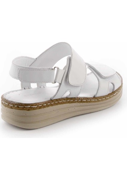 Beyaz Leather Kadın Sandalet K05281202703 fırsatları