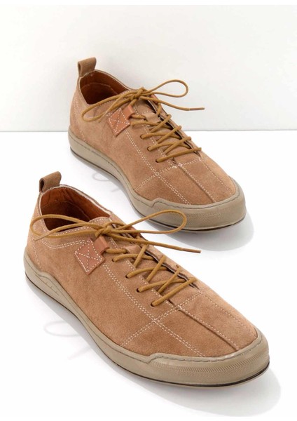 Tütün Süet Leather Erkek Casual Ayakkabı E01585692502