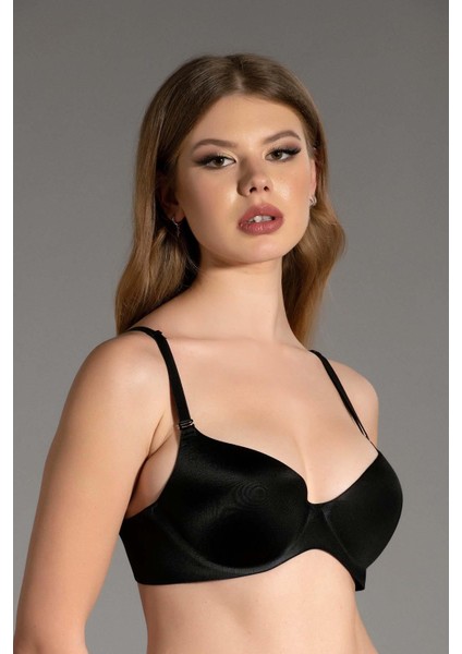 Kadın Lotus Lazer Kesim Destekli Balenli Siyah Sütyen 336040 modelleri