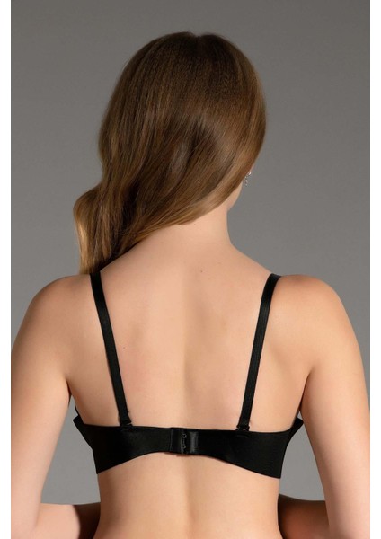 Kadın Lotus Lazer Kesim Destekli Balenli Siyah Sütyen 336040 fırsatları