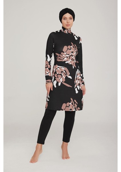 Kadın Uzun Kol Picass Tesettür Mayo 8C0T0N3 modelleri