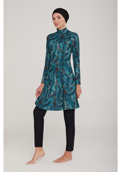 Kadın Uzun Kol London Siyah Tesettür Mayo 4C4T0N0 modelleri