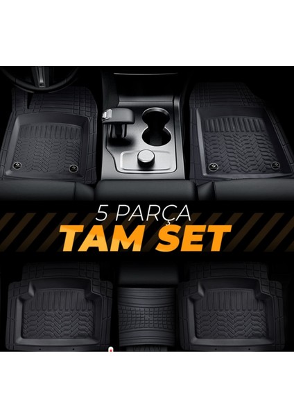 Volkswagen T-Cross 3D Luxury Siyah Oto Paspas modelleri