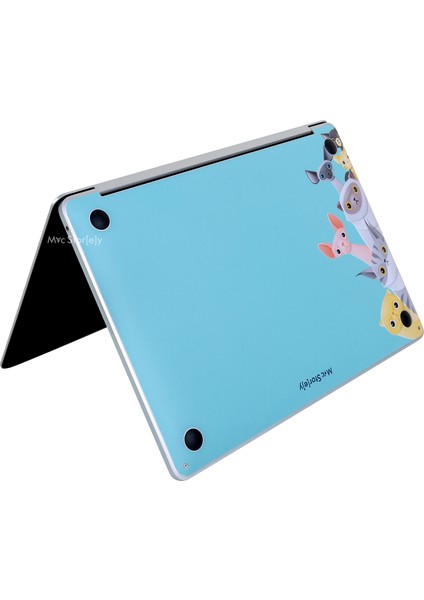Macbook Air Kılıf Laptop Koruyucu Kaplama Sticker A2179 ile Uyumlu Animal03