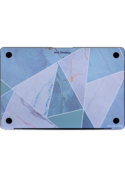 Macbook Air Kılıf Koruyucu Kaplama Laptop Sticker A2179 ile Uyumlu Marble14