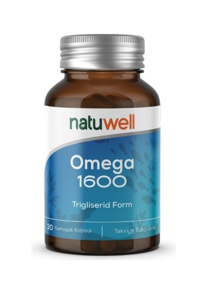 Omega-3 1600 (Balık Yağı, Omega-3, Epa, Dha) (30 Yumuşak Kapsül)