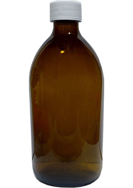 Design 500 Ml Amber Cam Kapaklı Şişe 3 Adet