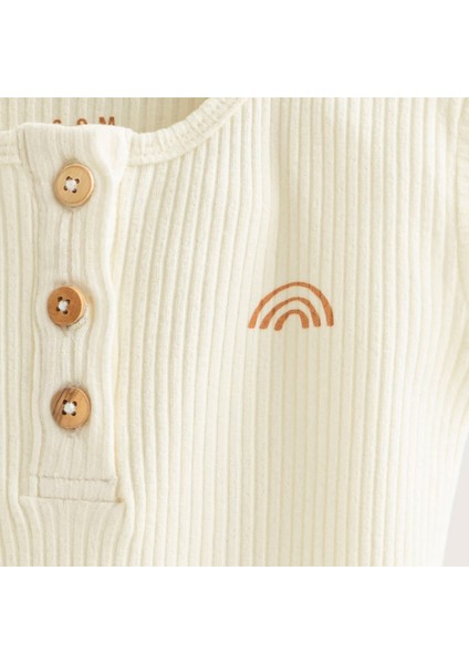 Rainbow Fırfırlı Body Ekru fiyatları