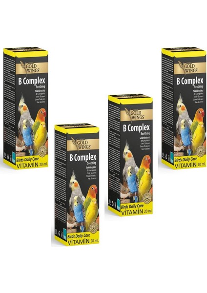 B Complex 20 ml x 4 Adet