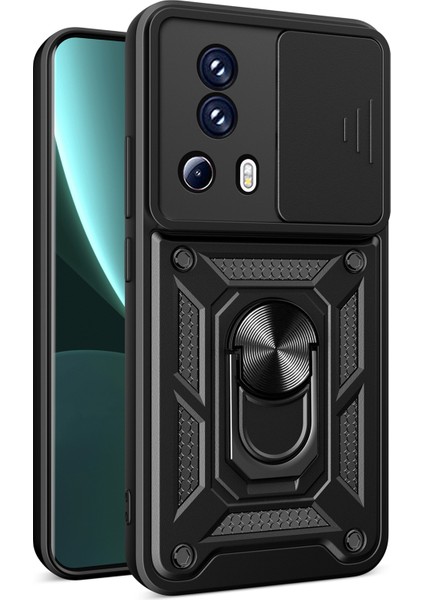 Xiaomi 13 Lite / Civi 2 5g Kickstand Pc+Tpu Telefon Kılıfı Slayt Kamera Lens Koruma Telefon Kapağı (Yurt Dışından)