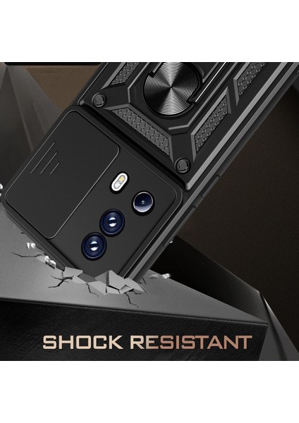 Xiaomi 13 Lite / Civi 2 5g Kickstand Pc+Tpu Telefon Kılıfı Slayt Kamera Lens Koruma Telefon Kapağı (Yurt Dışından) modelleri