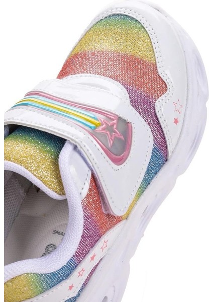 346.23Y.181 Beyaz Işıklı Çocuk Spor Ayakkabı modelleri