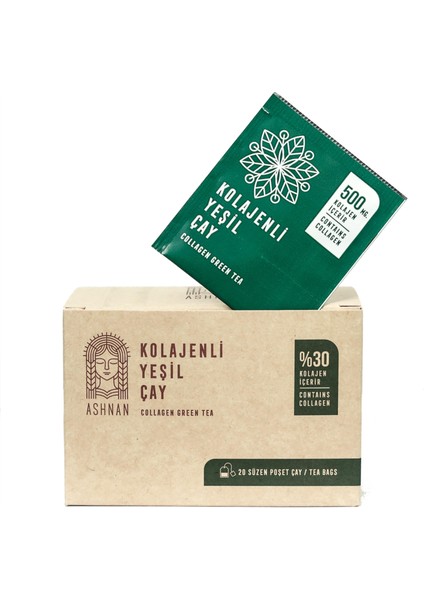 Kolajenli Yeşil Çay Zarflı Süzen 20'li