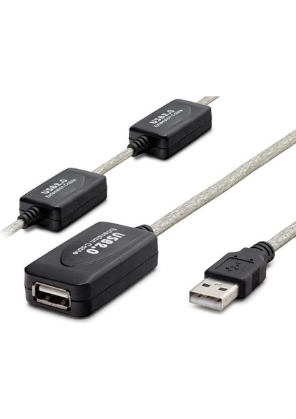 HDX7537 USB Uzatma Kablosu 15 Metre 480MBPS Sinyal Tekrarlıyıcı USB Uzatma Kablosu