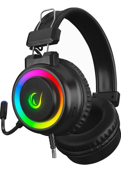 SN-R10 Alquıst 3.5mm Rgb Mikrofonlu Kulaklık Siyah