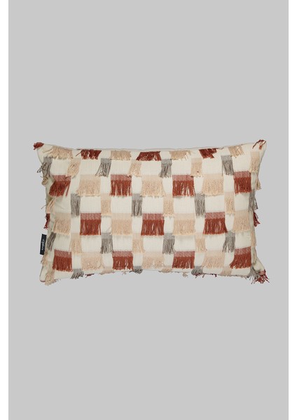 Amaris Taba Geri Dönüşümlü Çevre Dostu Dekoratif Kırlent 35*55 cm