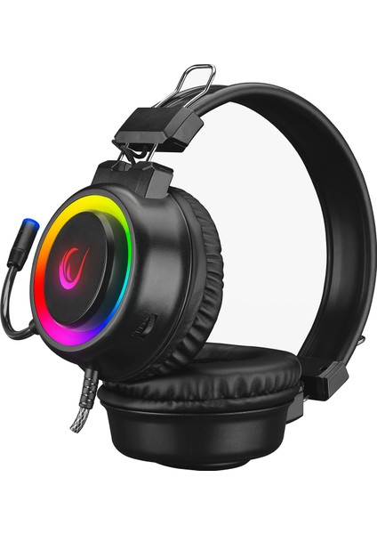 SN-R10 Alquıst 3.5mm Rgb Mikrofonlu Kulaklık Siyah