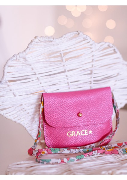 Kız Çocukları Için Kişiselleştirilebilir Mini Çanta Liberty London Kumaş Askı