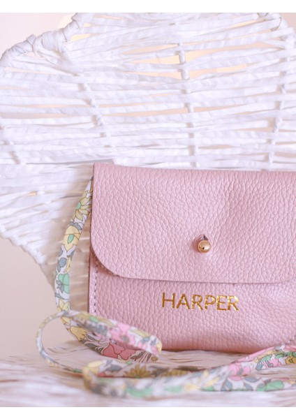 Kız Çocukları Için Kişiselleştirilebilir Mini Çanta Liberty London Kumaş Askı