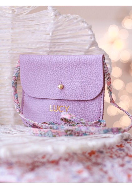 Kız Çocukları Için Kişiselleştirilebilir Mini Çanta, Liberty London Kumaş Askı