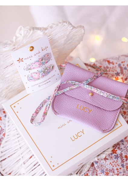 Kız Çocukları Için Kişiselleştirilebilir Mini Çanta, Liberty London Kumaş Askı