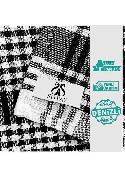 Mutfak Kurulama Bezi 6'lı Kırmızı Pöti Kareli Bulaşık Kurulama Bezi Servis Peçetesi Beslenme Örtüsü