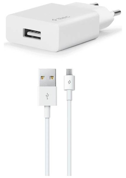 2SCS20MB Smartcharger Seyahat Şarj Aleti 2A ve Micro USB Kablo Beyaz