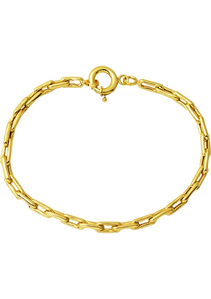 14 Ayar Altın Zincir Bileklik