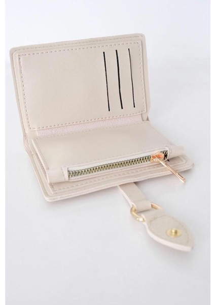 Womancraft Kadın Cüzdan Krem Bayan Cüzdan Aksesuar modelleri