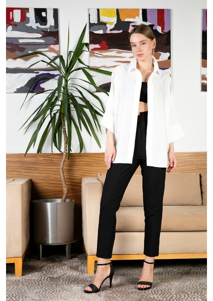 Truvakar Kol Oversize Gömlek Bayan Gömlek 51434402 fiyatları