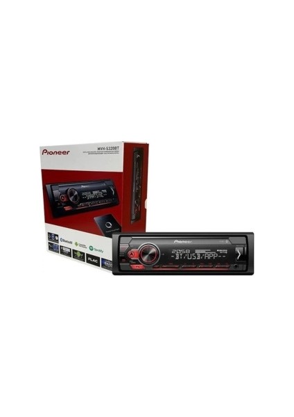 MVH-S320BT Bluetooth+Usb+Aux+Mp3 Wma+Wav+Flac 4X50 Watt Oto Teyp