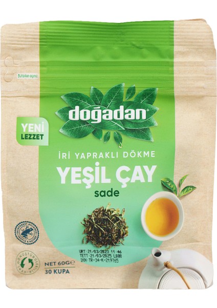 Dökme Yeşil Çay Sade 60 gr