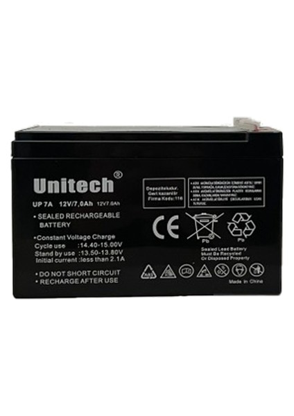 12 Volt 7 Amper Bakımsız Kuru Akü fiyatları
