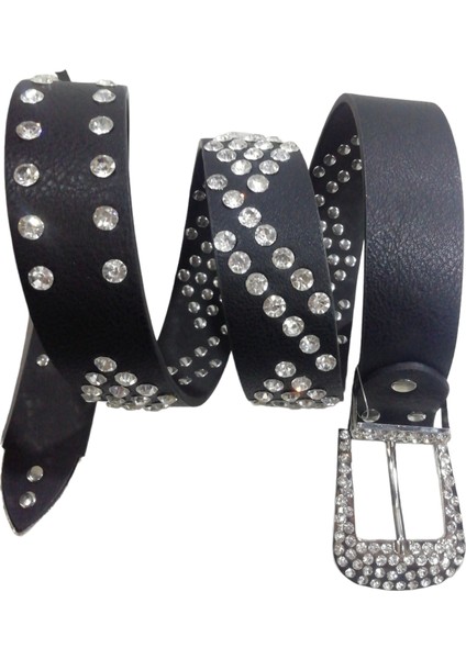 Kovboy Tokalı Bayan Üzeri Full Parlak Taşlı Bayan Kemeri fiyatları