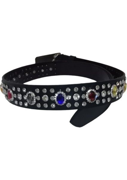 Kovboy Bayan Ful Taşlı Bayan Kemeri modelleri