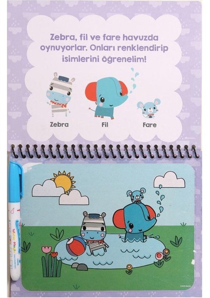 Sihirli Boyama Kitabı Hayvanlar (Water Magic Animals ) fırsatları