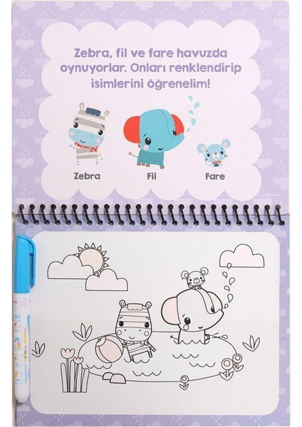 Sihirli Boyama Kitabı Hayvanlar (Water Magic Animals ) indirimleri